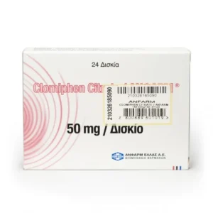 Clomiphene Citrate 50mg 24 Tablets